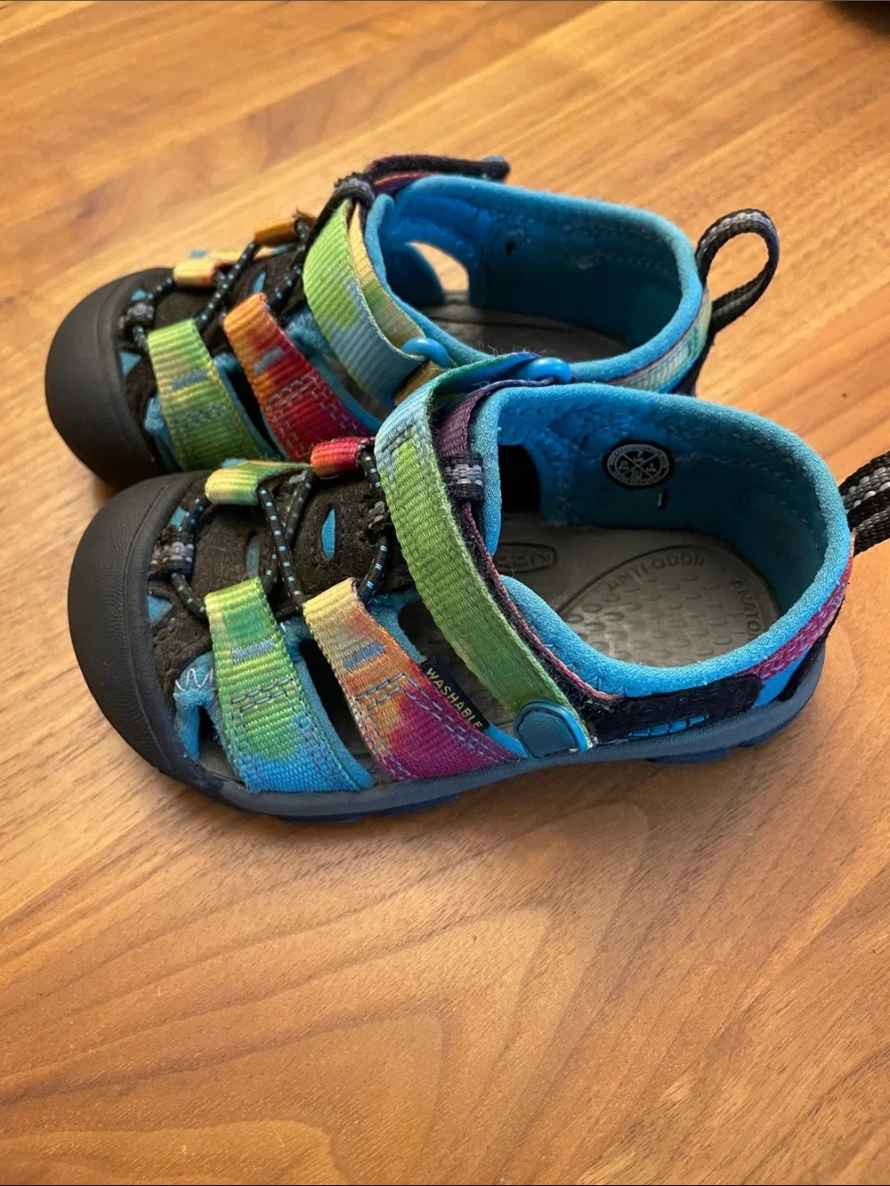 KEEN Kids Tie-Dye Multi-Color Outdoor Sandals